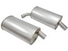 1973 C3 Corvette Aluminized Mufflers 2 Inch